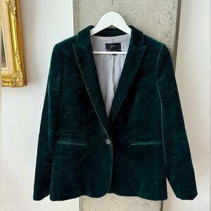 J Crew velvet blazer